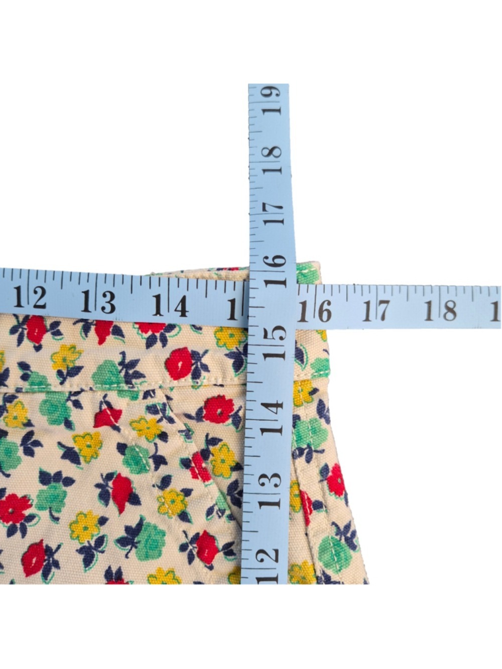 Women's J.Crew Mercantile Floral Mini Skirt Size 6 Beige Red - Picture 4 of 8